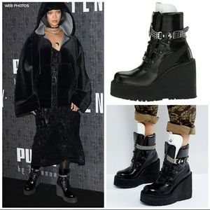 Fenty Puma by Rihanna wedge sneaker boot